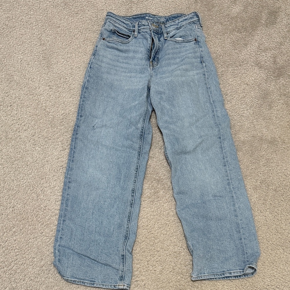 Old Navy Light Blue Wide Leg Jeans